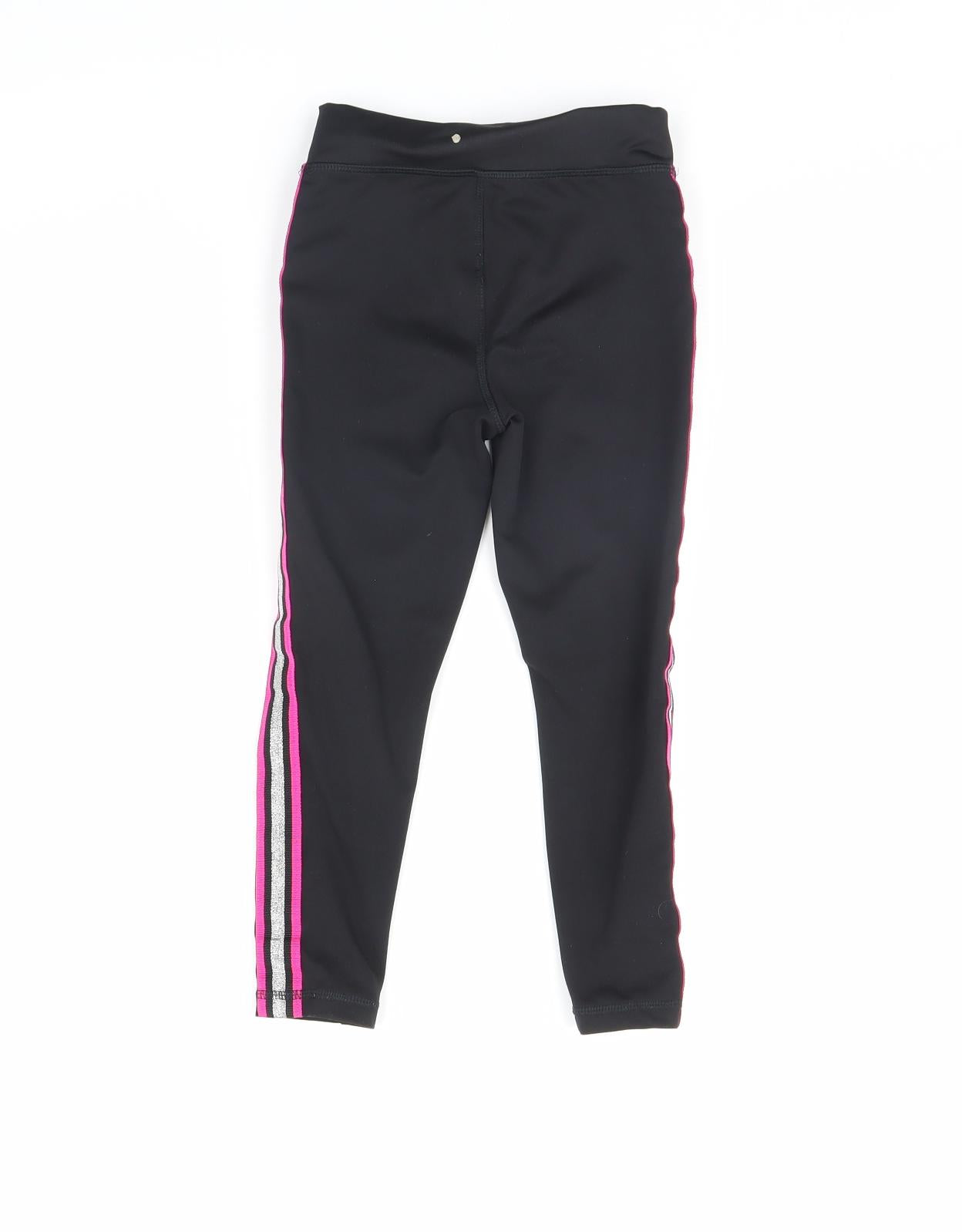 Soul Luxe Girls Black   Capri Trousers Size 4 Years
