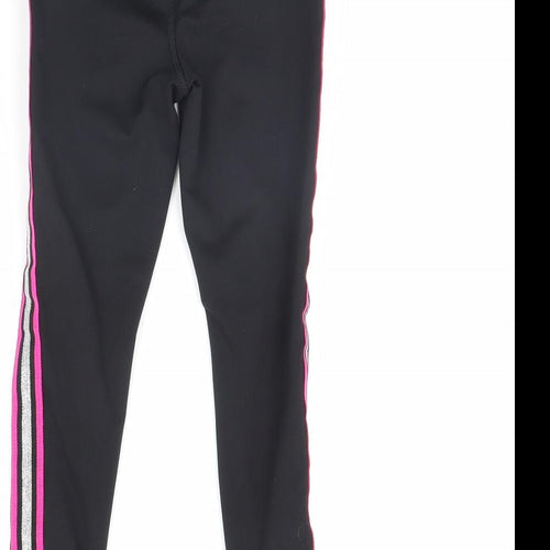Soul Luxe Girls Black   Capri Trousers Size 4 Years