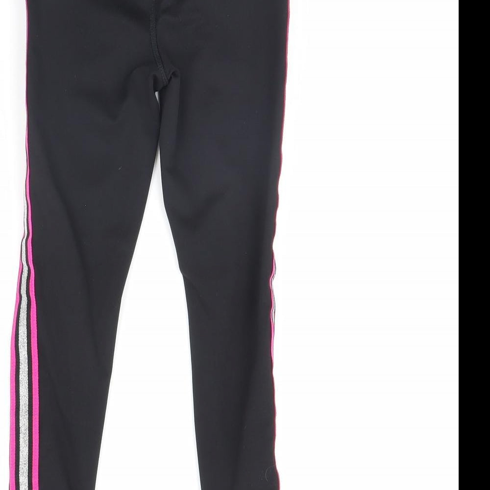 Soul Luxe Girls Black   Capri Trousers Size 4 Years