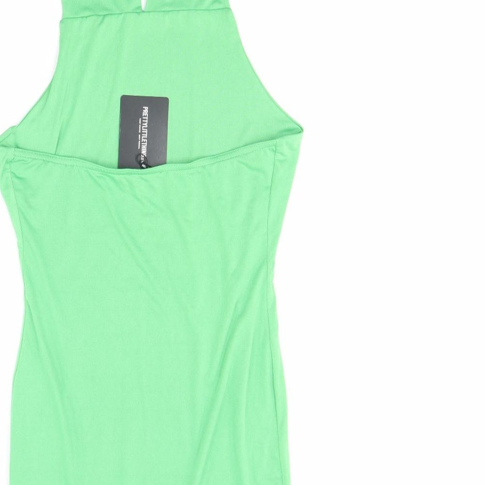 pretty little Thing Womens Green   Mini  Size 10