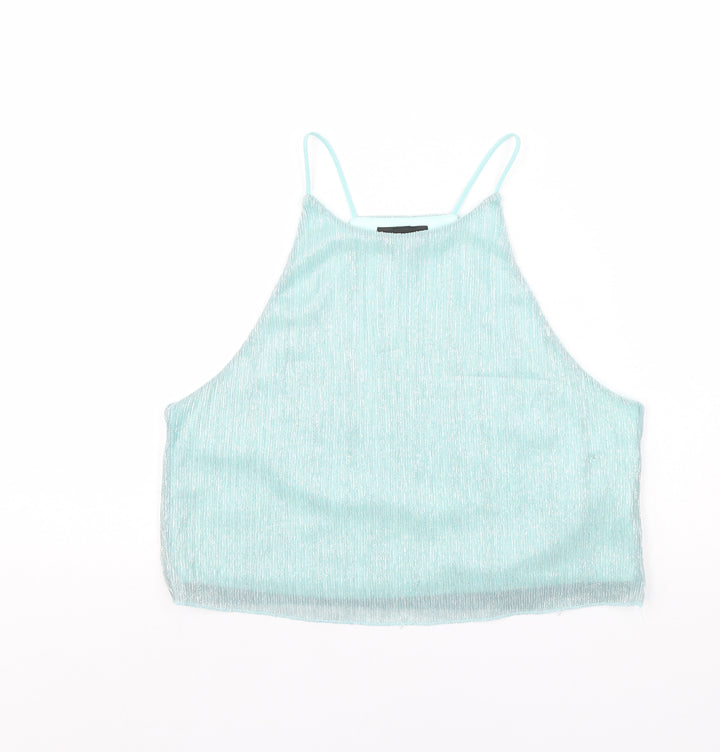 Topshop Womens Green   Cropped Tank Size 12