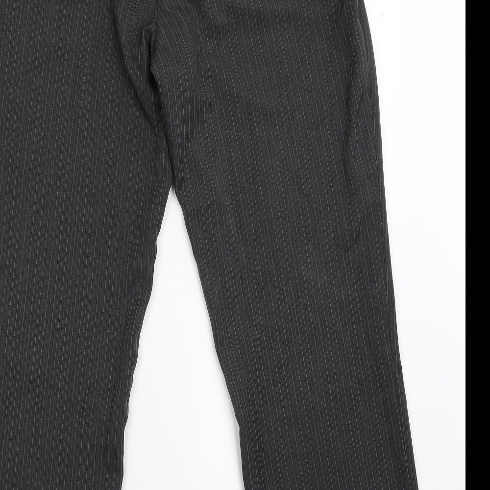 Taylor & Wright Mens Grey Striped  Trousers  Size 36 L31 in