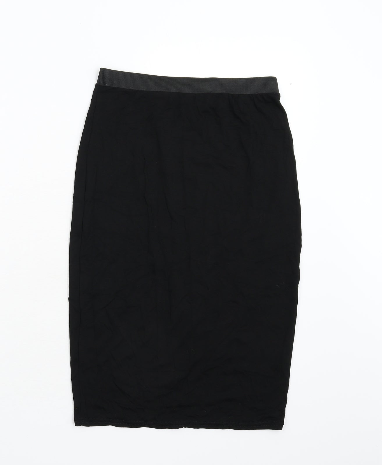 Preworn Womens Black   Straight & Pencil Skirt Size S