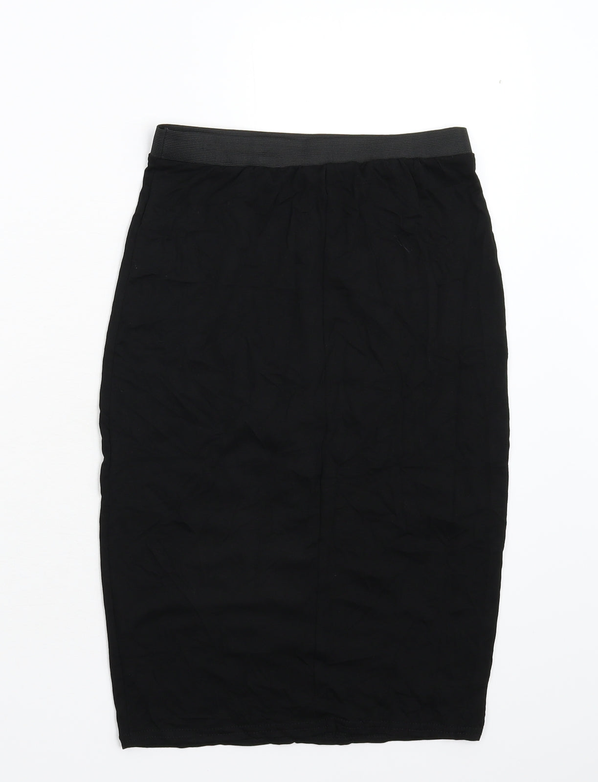 Preworn Womens Black   Straight & Pencil Skirt Size S