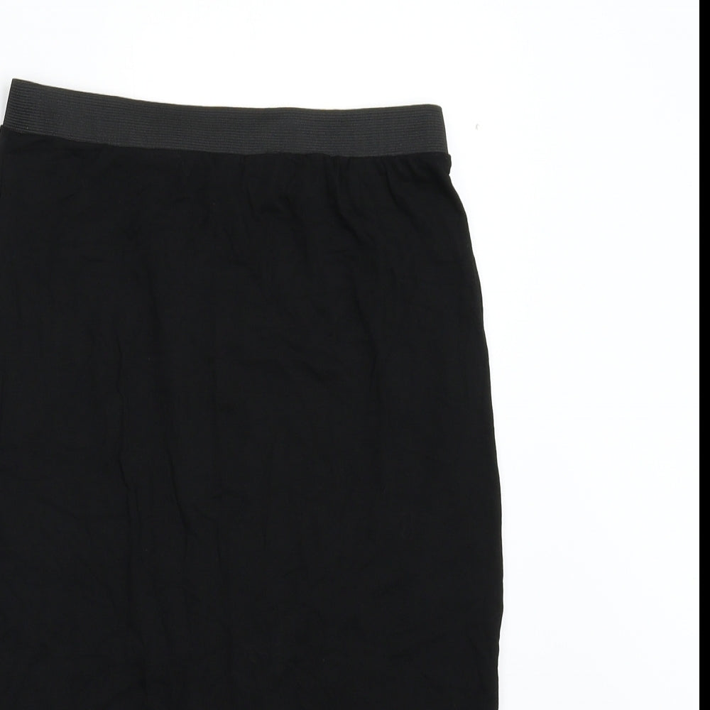 Preworn Womens Black   Straight & Pencil Skirt Size S