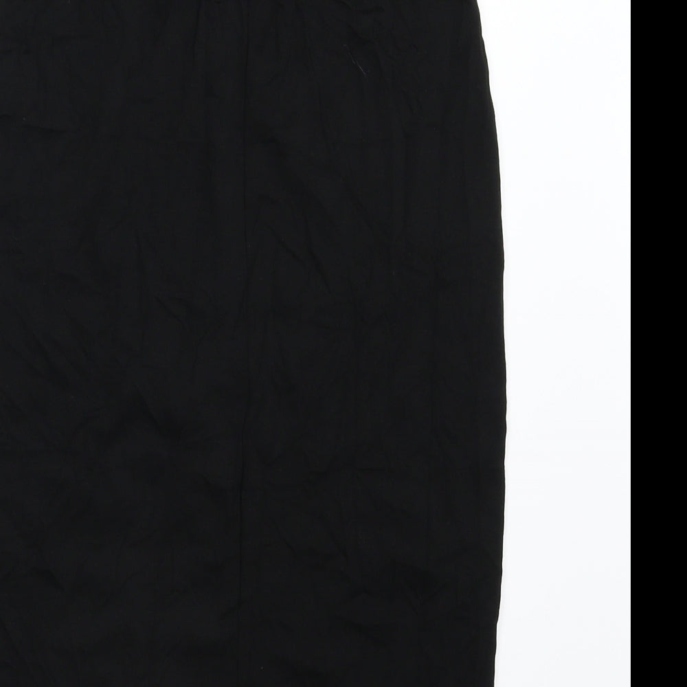 Preworn Womens Black   Straight & Pencil Skirt Size S