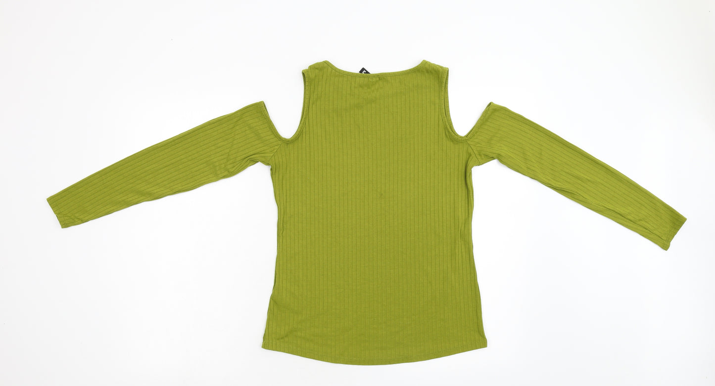 Divided Womens Green   Basic T-Shirt Size M
