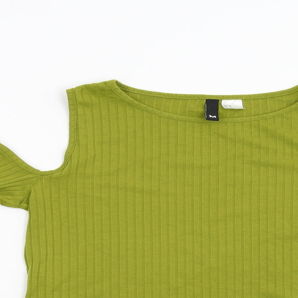 Divided Womens Green   Basic T-Shirt Size M