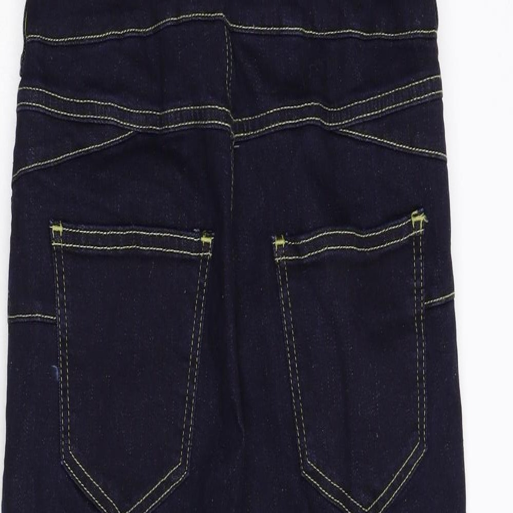 Boohoo Womens Blue  Denim Jumpsuit One-Piece Size 12