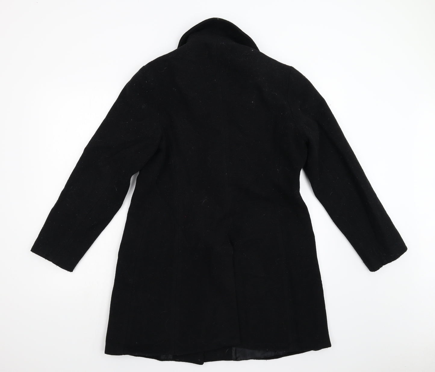 Badila Womens Black   Overcoat Coat Size L