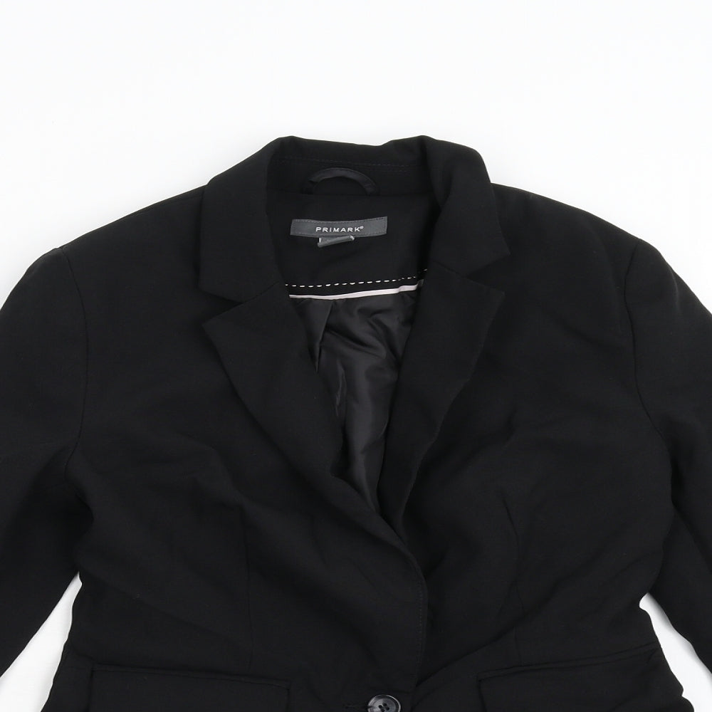 Primark Womens Black   Jacket Blazer Size 8