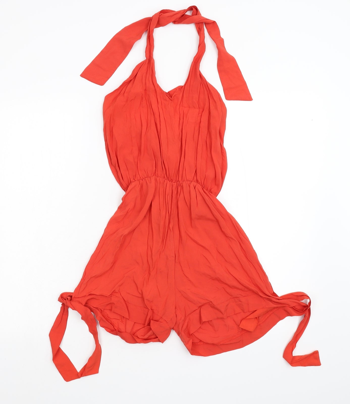 Preworn Womens Orange   Playsuit One-Piece Size L