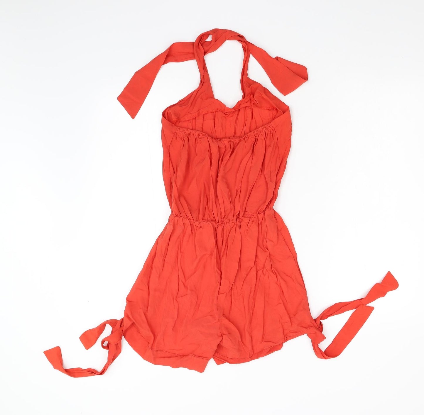Preworn Womens Orange   Playsuit One-Piece Size L