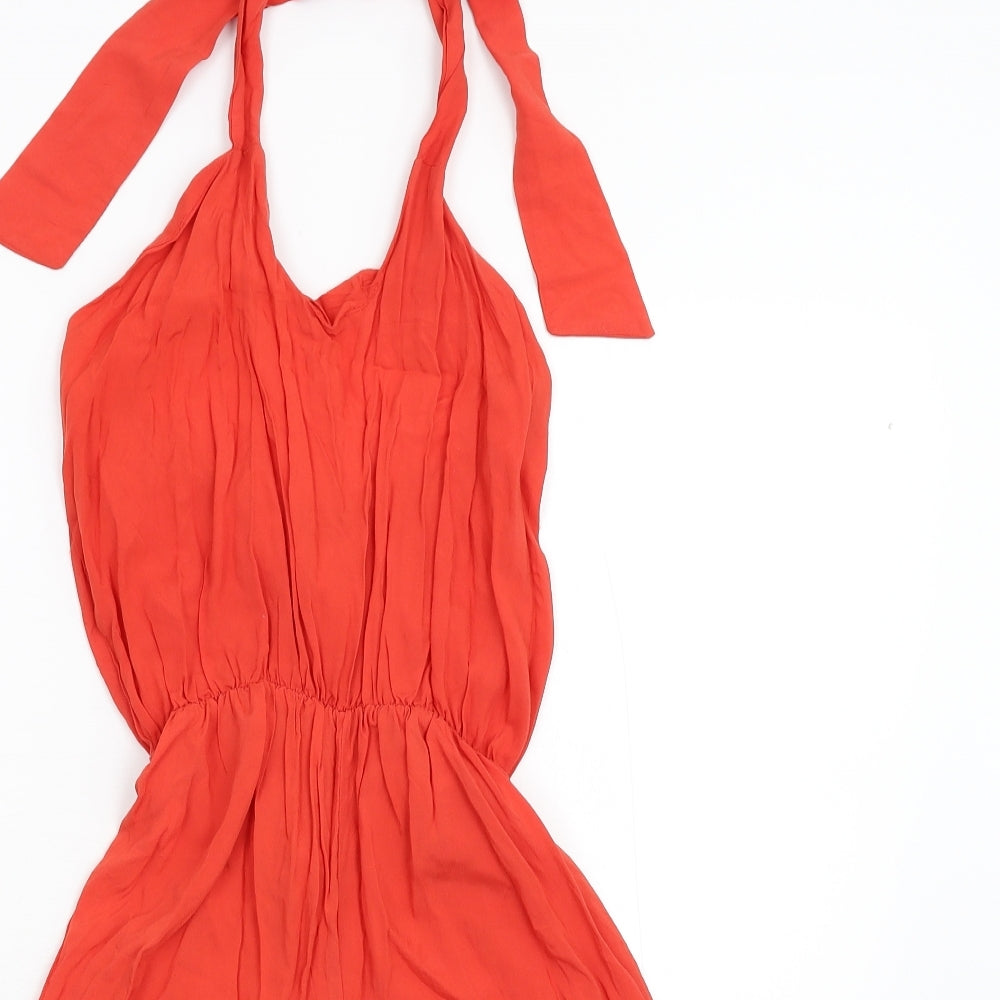 Preworn Womens Orange   Playsuit One-Piece Size L