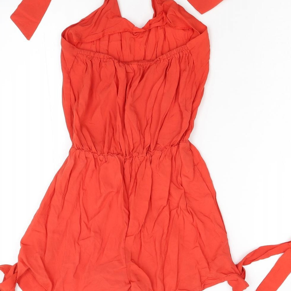 Preworn Womens Orange   Playsuit One-Piece Size L