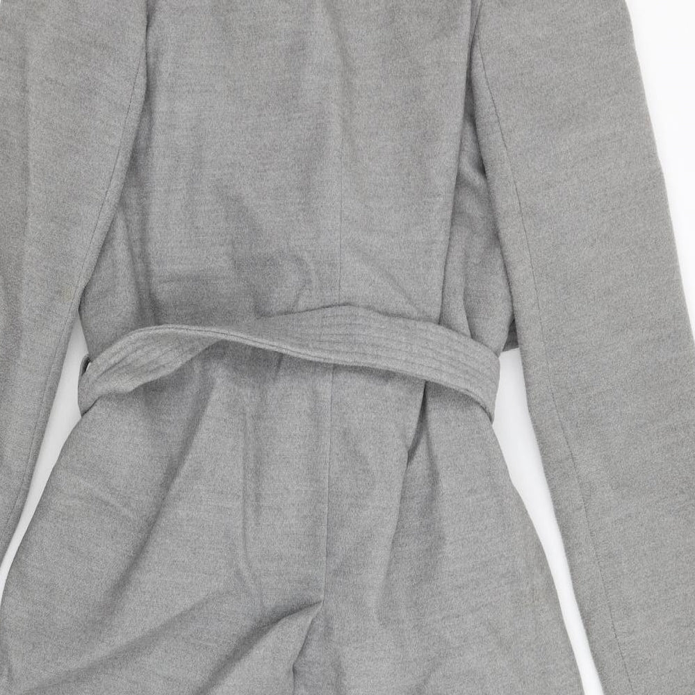 River Island Womens Grey   Trench Coat Coat Size 12