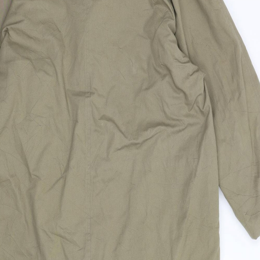 M&S Mens Beige   Overcoat Coat Size 38