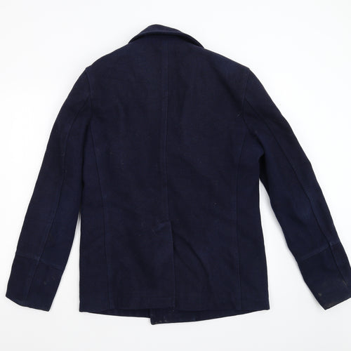ASOS Womens Blue   Overcoat Coat Size M