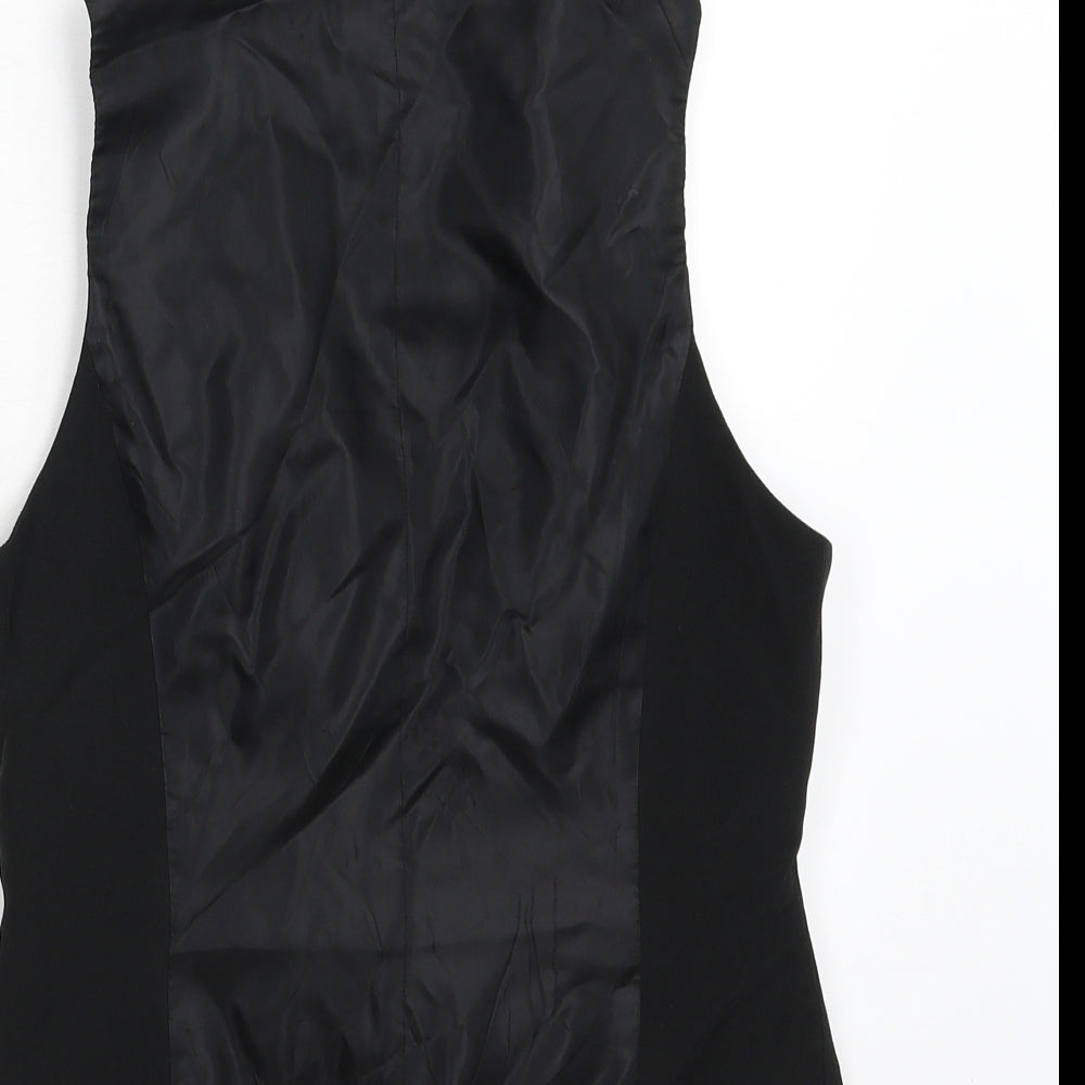 M&S Womens Black    Suit Waistcoat Size 10
