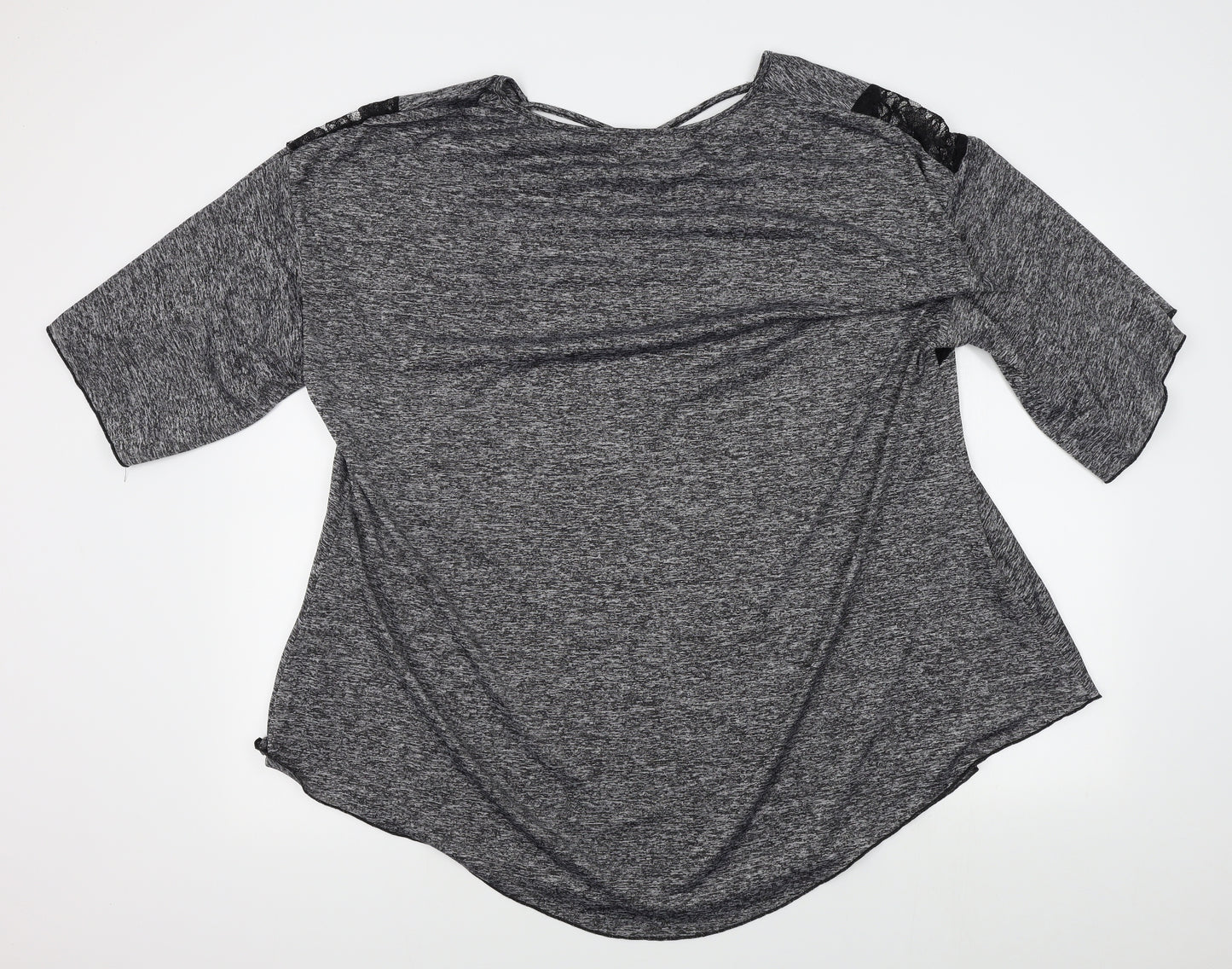SheIn Womens Grey   Basic Blouse Size 4XL