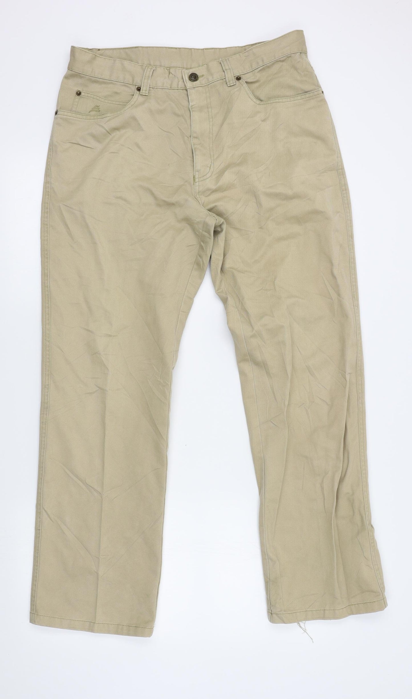 harvey parker Mens Beige   Straight Jeans Size 34 L30 in