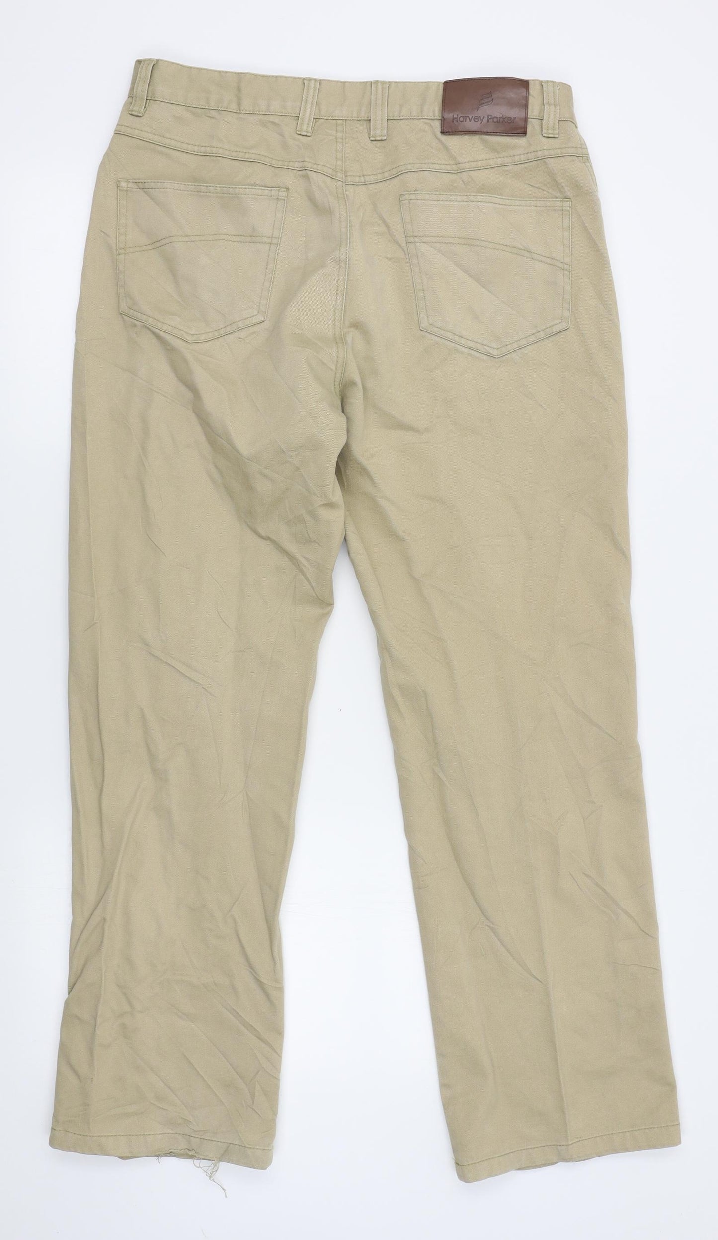 harvey parker Mens Beige   Straight Jeans Size 34 L30 in