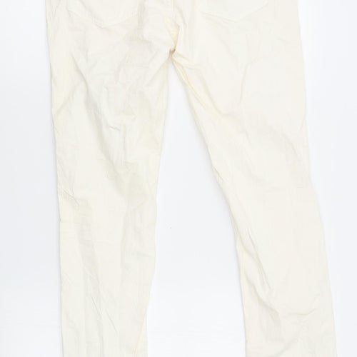 FC Jeans Womens Ivory   Straight Jeans Size 10 L29 in
