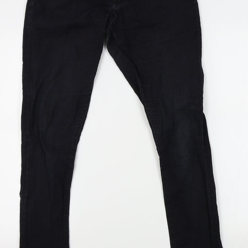Denim Co Womens Black   Skinny Jeans Size 12 L30 in