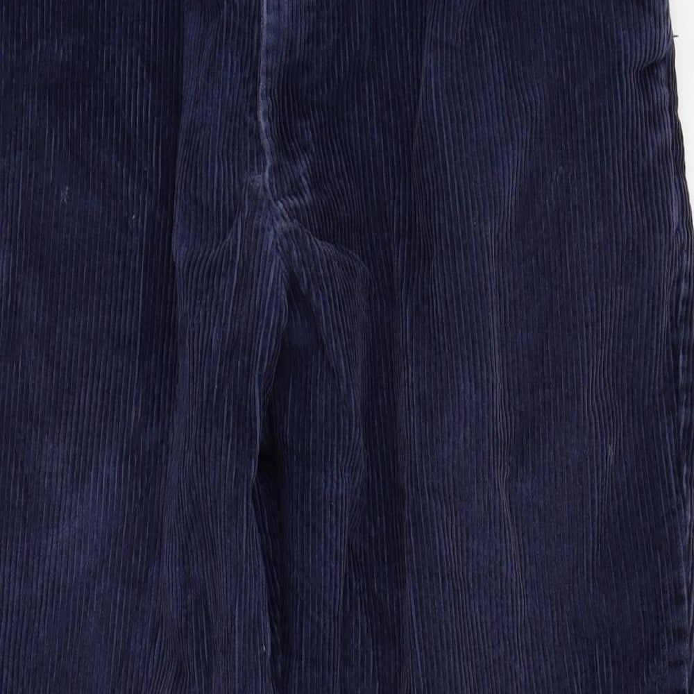 M&S Mens Blue  Corduroy Trousers  Size 38 L31 in