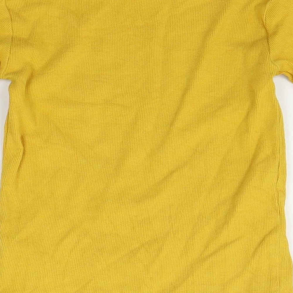 F&F Girls Yellow   Pullover Jumper Size 9-10 Years