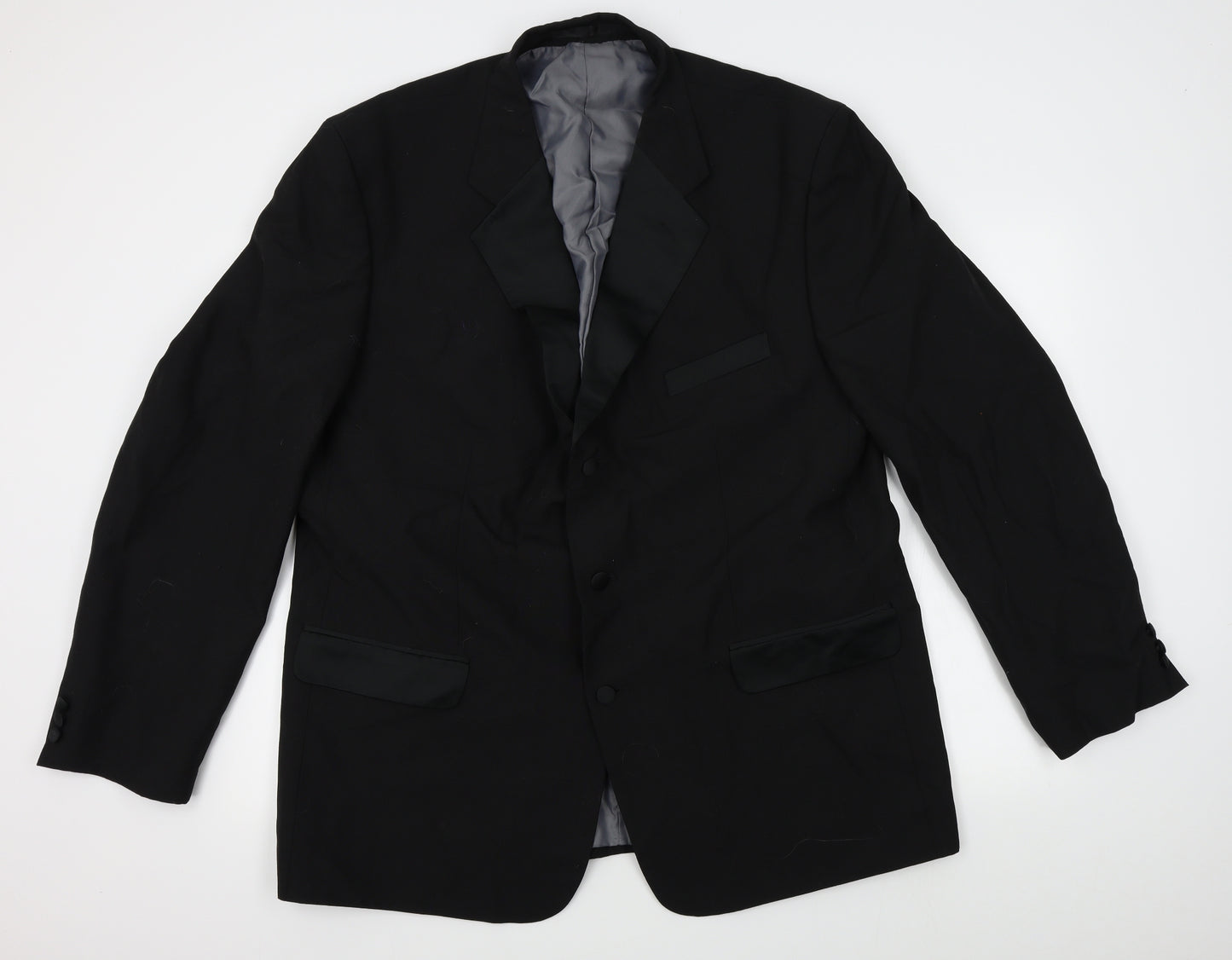 armando Mens Black   Jacket Blazer Size 48