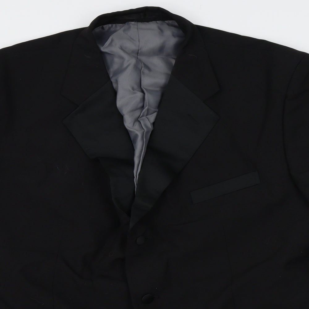 armando Mens Black   Jacket Blazer Size 48