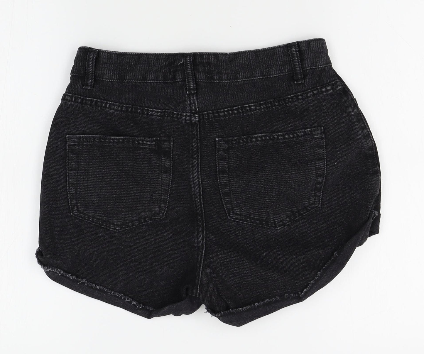 denim co Womens Black   Mom Shorts Size 8