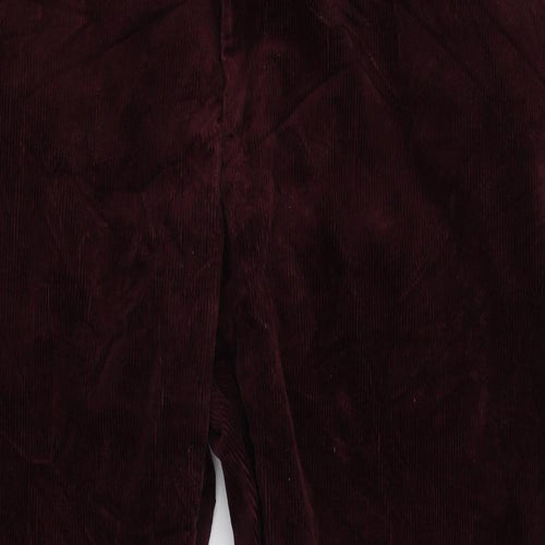 M&S Mens Red   Trousers  Size 42 L29 in