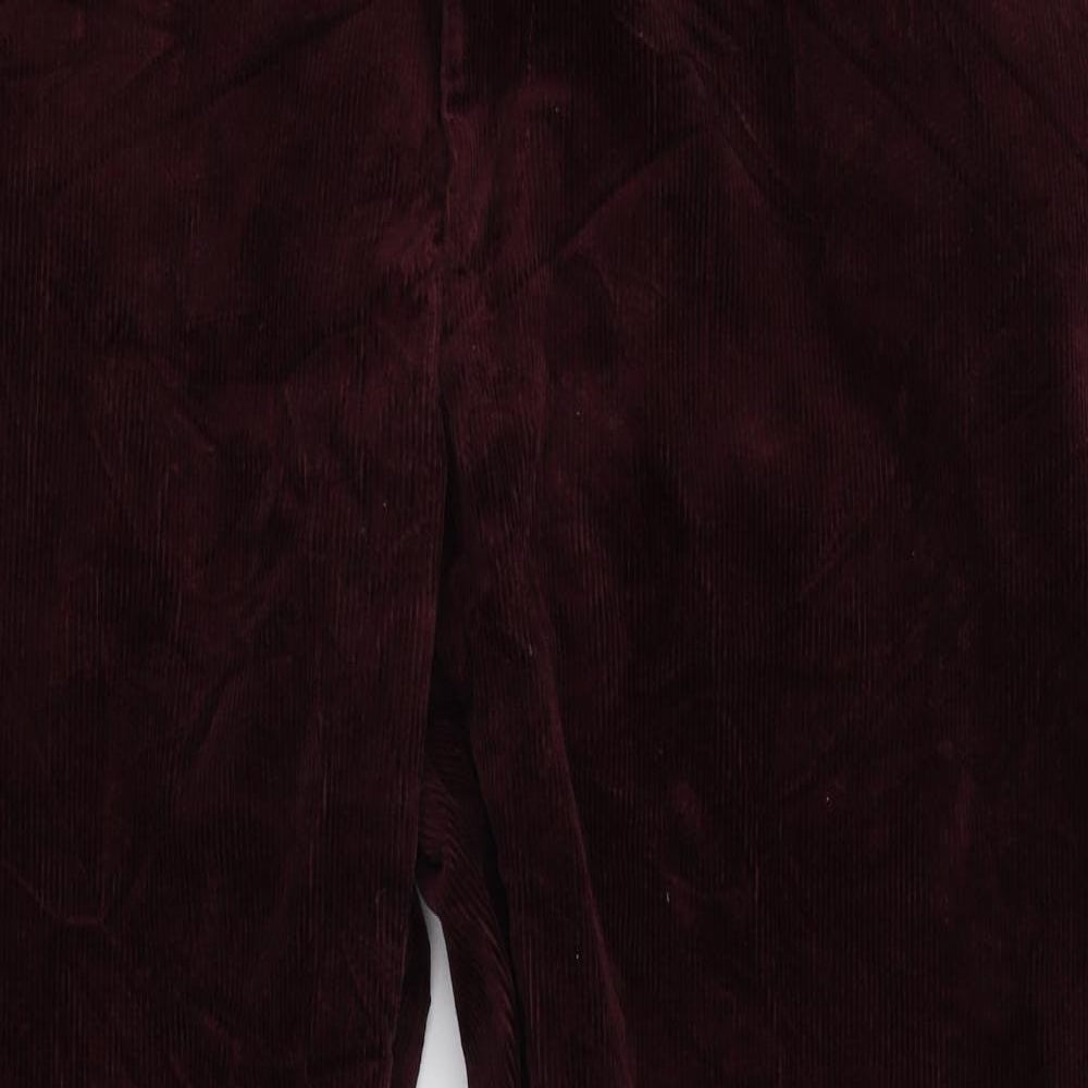 M&S Mens Red   Trousers  Size 42 L29 in