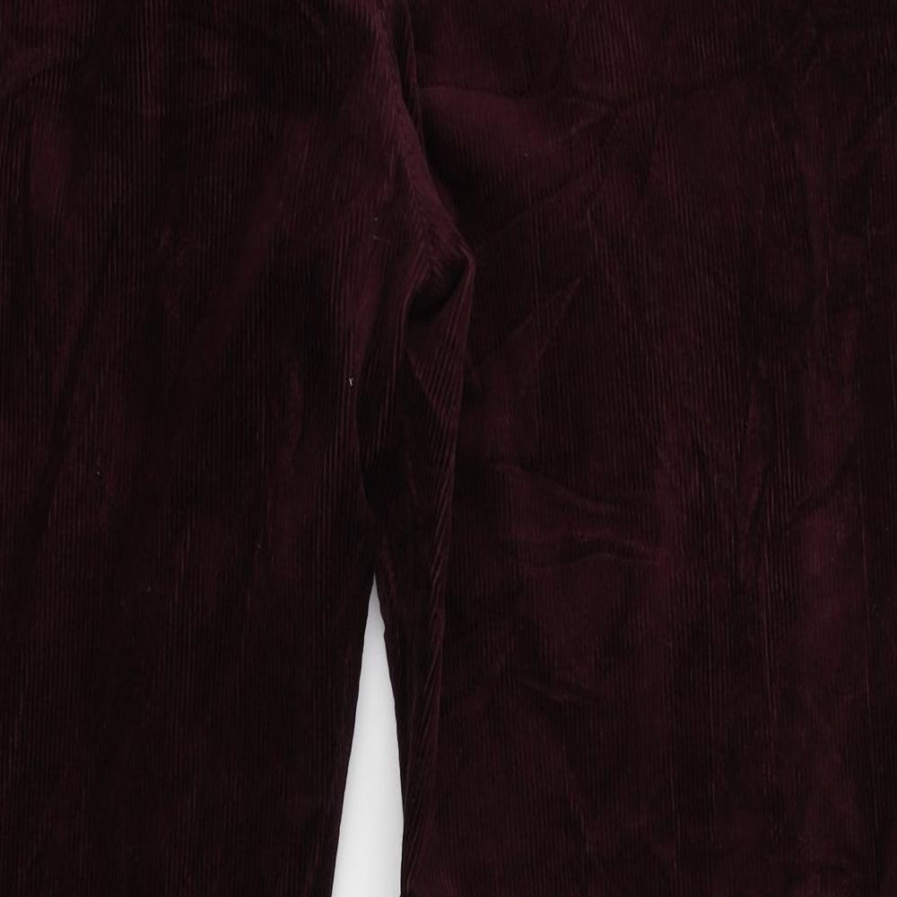 M&S Mens Red   Trousers  Size 42 L29 in