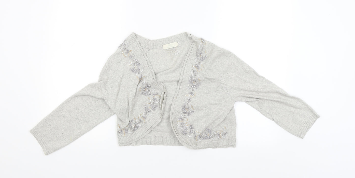 Marks and Spencer Womens Grey   Cardigan Jumper Size 14