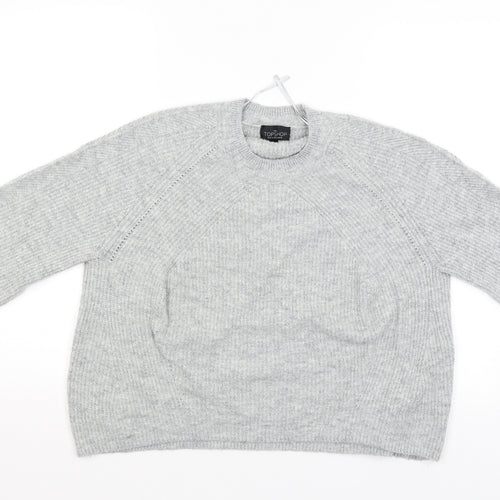 Topshop Womens Grey   Pullover Jumper Size 10