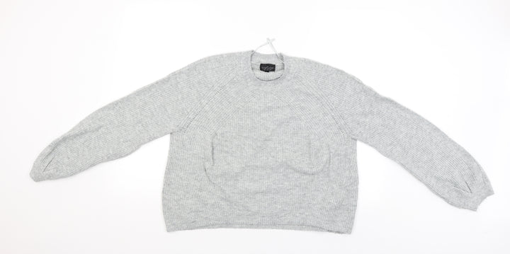 Topshop Womens Grey Pullover Jumper Size 10