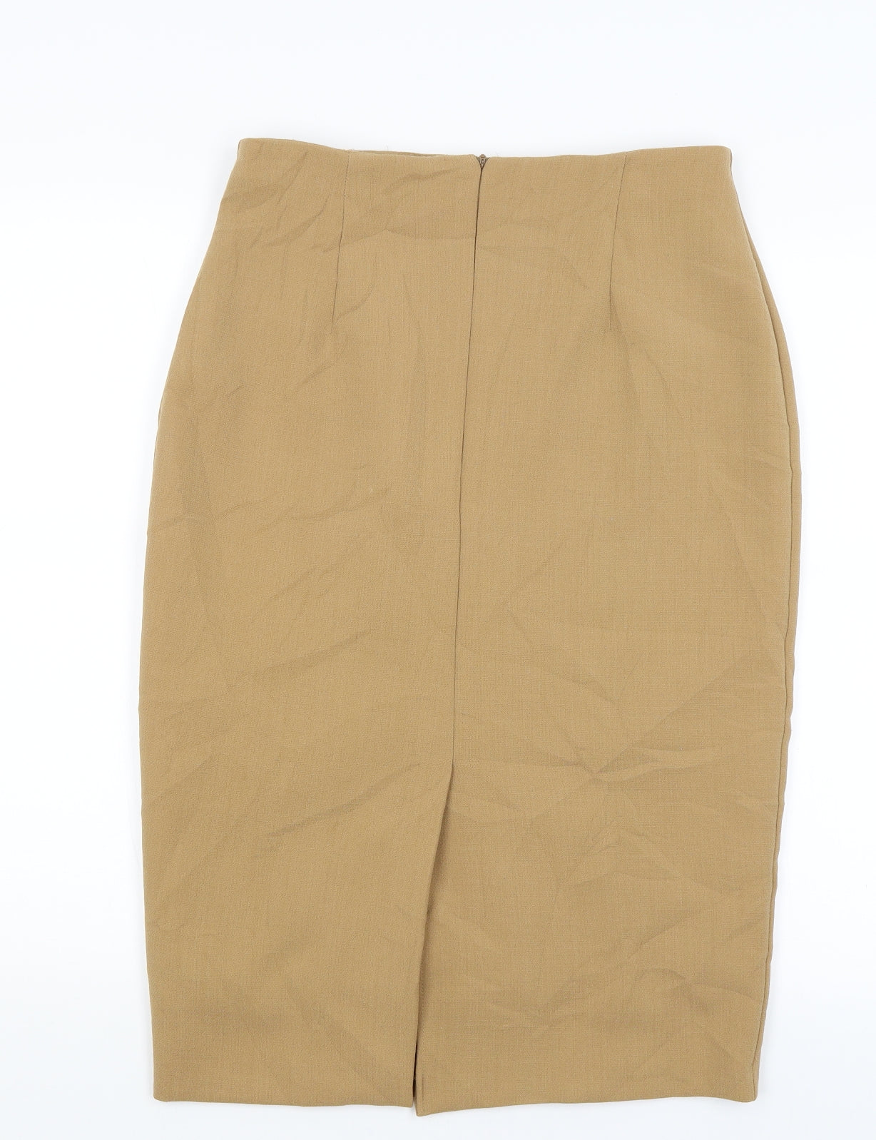 Preworn Womens Beige   Straight & Pencil Skirt Size 30