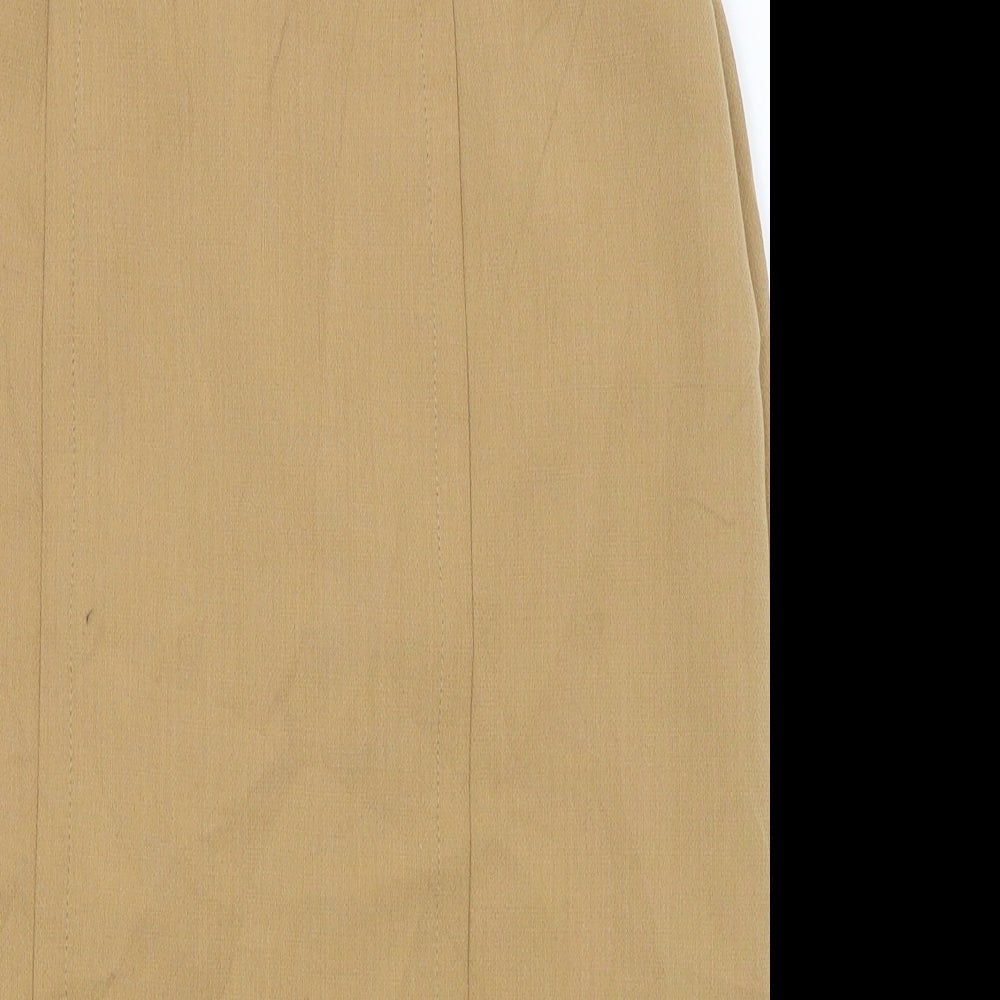 Preworn Womens Beige   Straight & Pencil Skirt Size 30