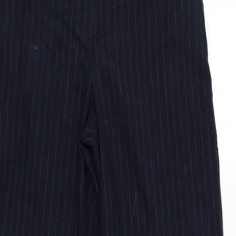 TU Womens Blue Striped  Jegging Trousers Size 14 L29 in