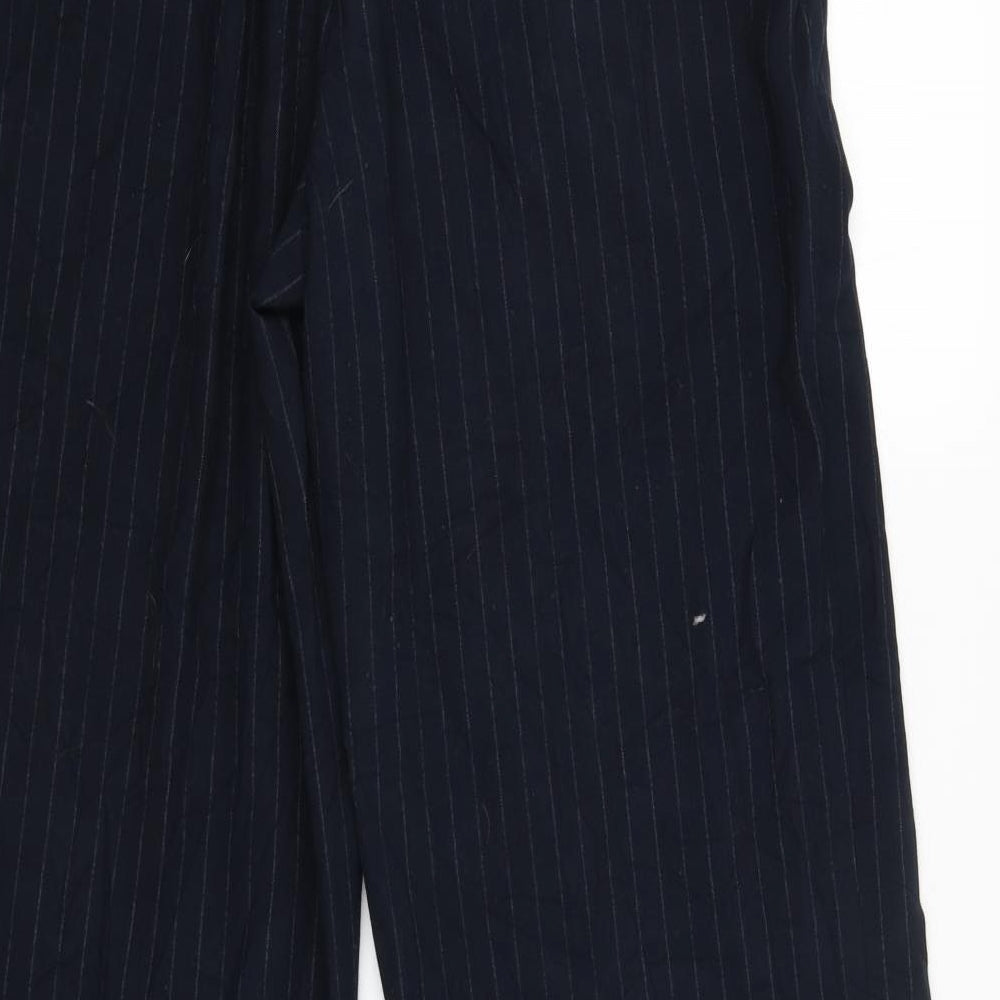 TU Womens Blue Striped  Jegging Trousers Size 14 L29 in