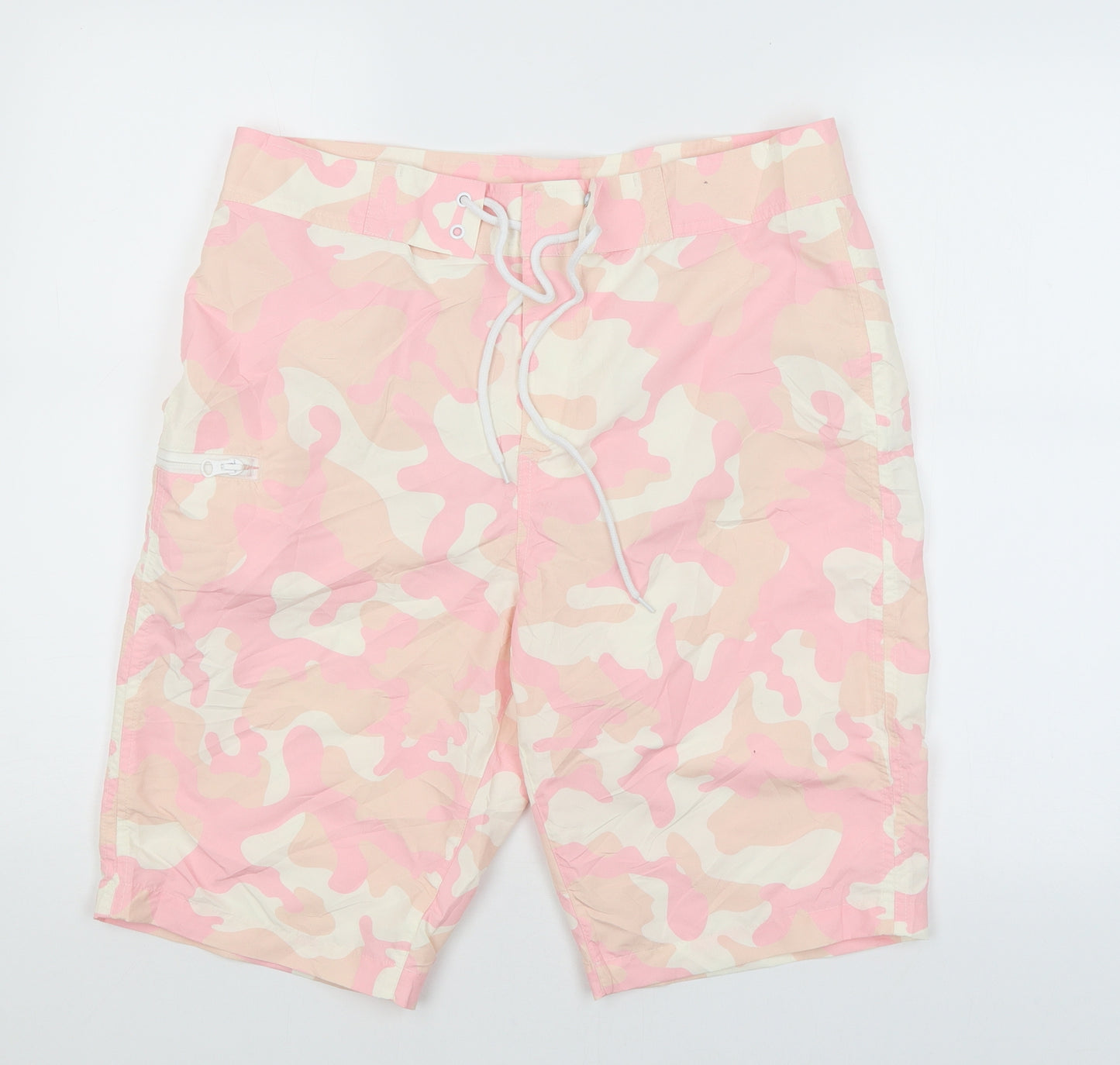ASOS Mens Pink Camouflage  Cargo Shorts Size M