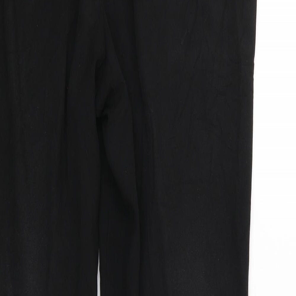 M&S Womens Black   Trousers  Size 14 L30 in