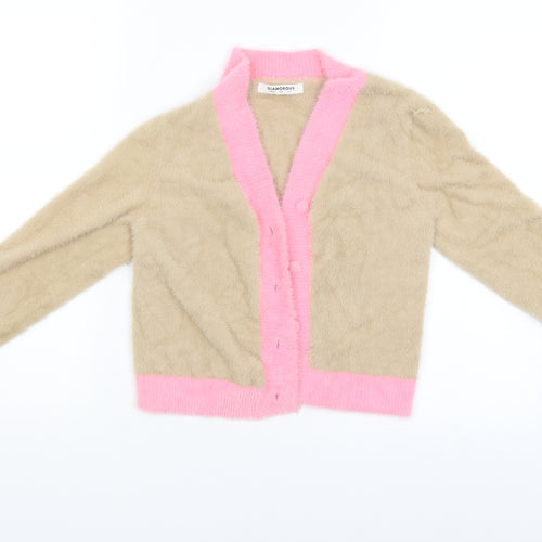 Glamious Womens Brown   Cardigan Jumper Size 8