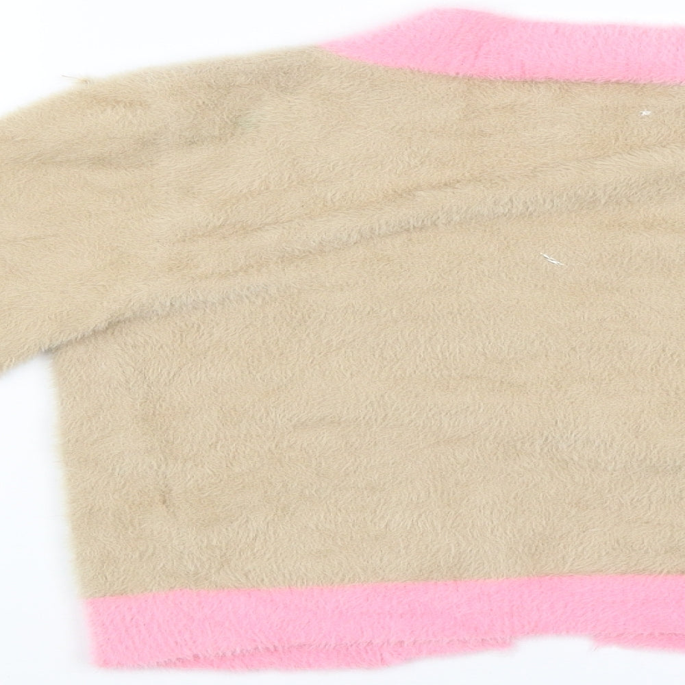 Glamious Womens Brown   Cardigan Jumper Size 8