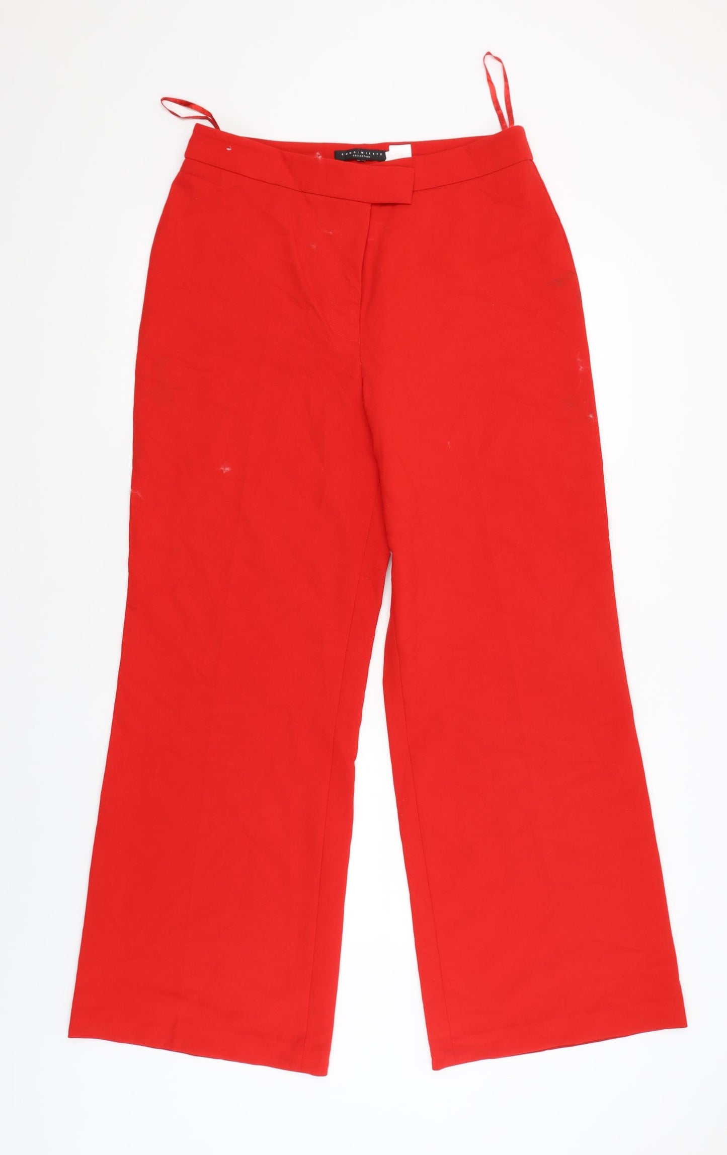 Emma Willis Womens Red   Trousers  Size 14 L31 in