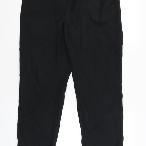 M&S Womens Black   Trousers  Size 14 L25 in