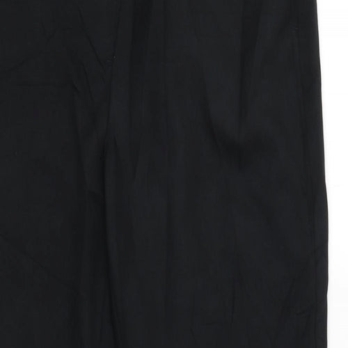 M&S Womens Black   Trousers  Size 14 L25 in